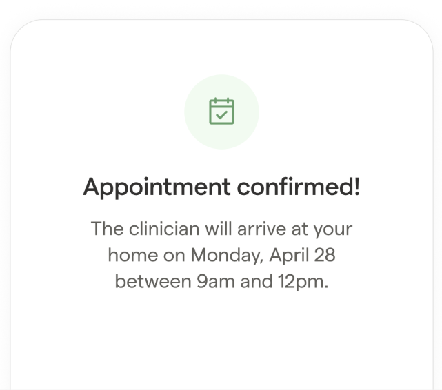 Complete your lab work from home or at a local lab